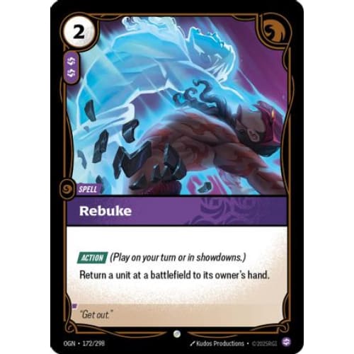 Rebuke (172/298) - Origins Foil - Single