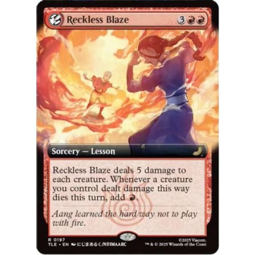 Reckless Blaze (Extended Art) (TLE-197) - Single