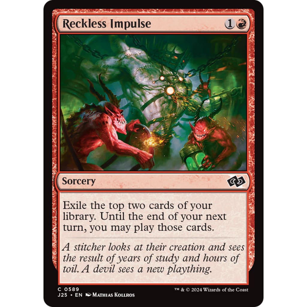 Reckless Impulse (J25-589) - Single