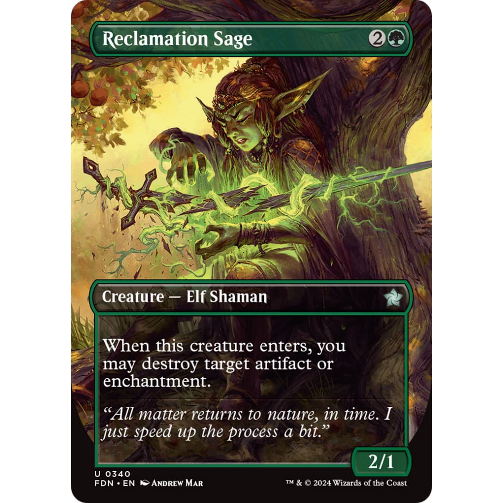 Reclamation Sage (FDN-340) (Borderless) Foil - Single