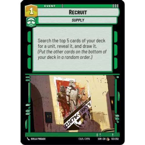 Recruit (123/252) - Spark of Rebellion - Single