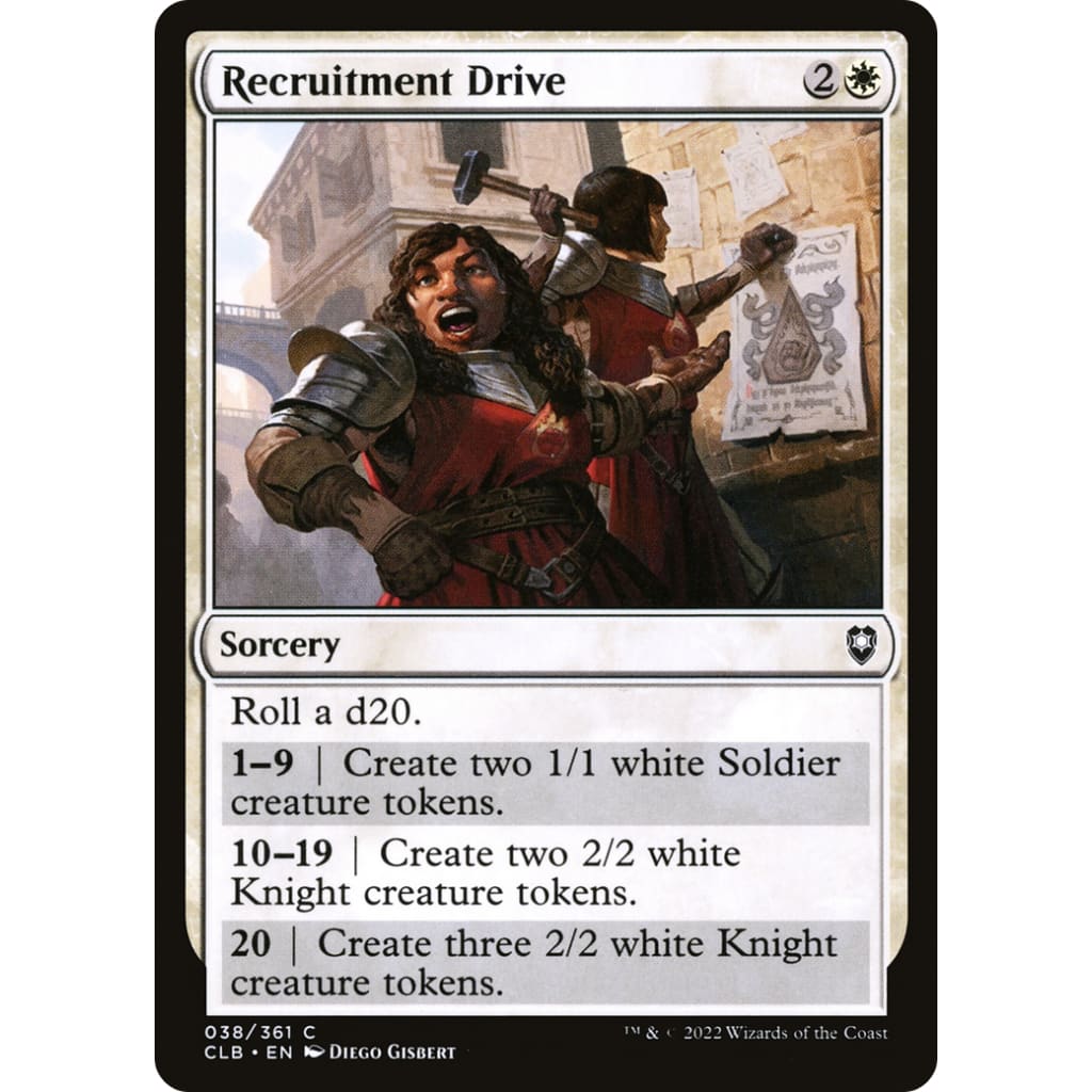 Recruitment Drive (CLB-038) Foil - Single