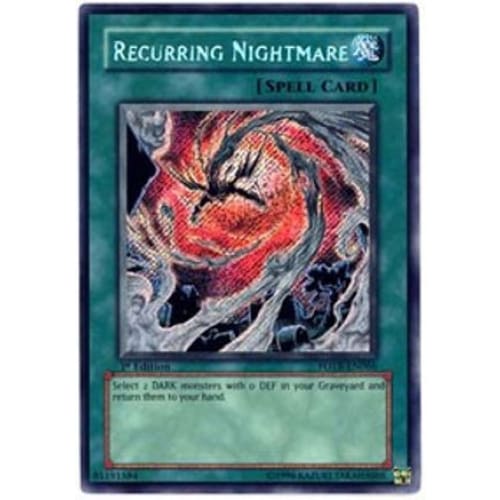 Recurring Nightmare (FOTB-EN066) Secret Rare Unlimited