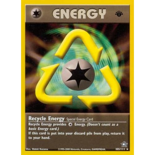 Recycle Energy (105/111) Rare Classic 1st Edition - Single