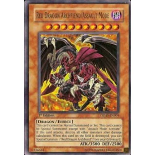 Red Dragon Archfiend/Assault Mode (CRMS-EN004) Ultra Rare