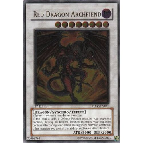 Red Dragon Archfiend (UTR) (TDGS-EN041) Ultimate Rare