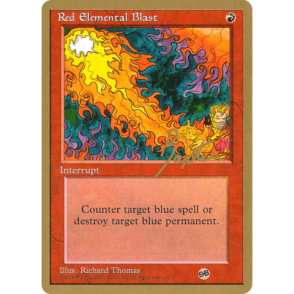 Red Elemental Blast (PTC-GB218SB) - Single