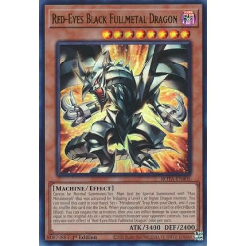 Red-Eyes Black Fullmetal Dragon - ROTA-EN005 Ultra Rare 1st