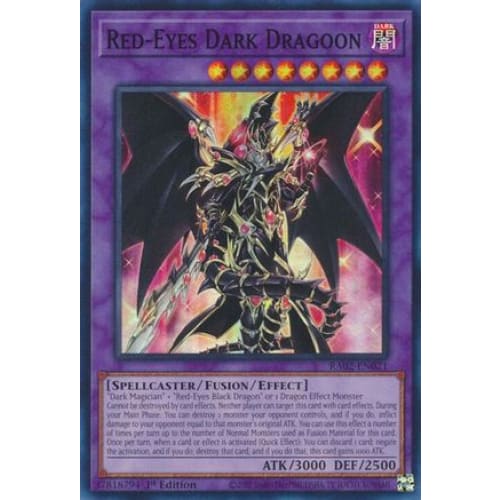 Red-Eyes Dark Dragoon - RA02-EN021 Super Rare 1st Edition