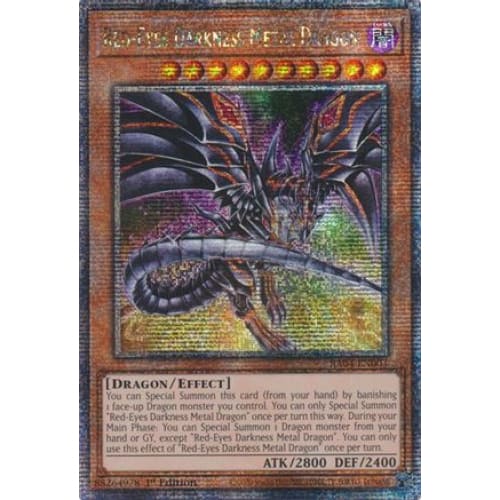 Red-Eyes Darkness Metal Dragon (Alternate Art) (Quarter