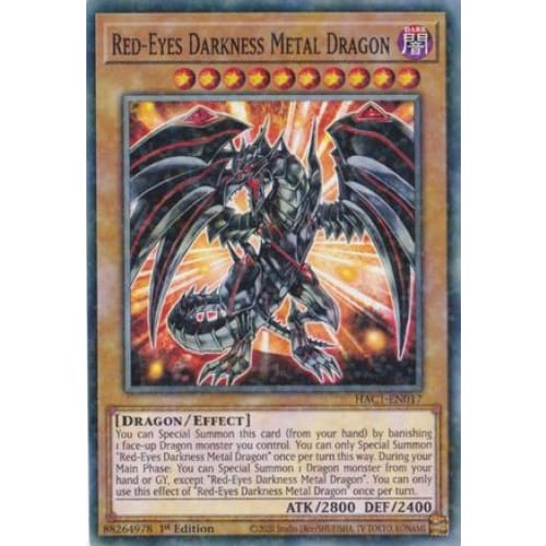 Red-Eyes Darkness Metal Dragon (Duel Terminal) (HAC1-EN017)