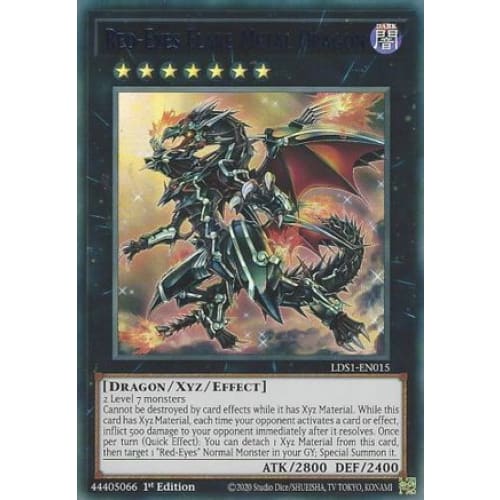 Red-Eyes Flare Metal Dragon (Blue) (LDS1-EN015) Ultra Rare