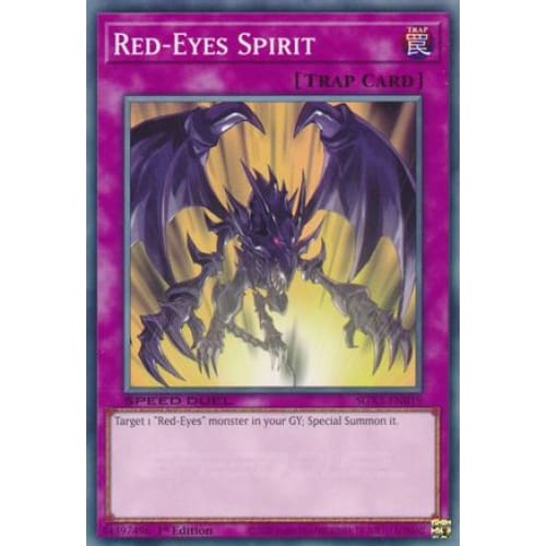 Red-Eyes Spirit - SGX3-ENB19 Common 1st Edition - Single