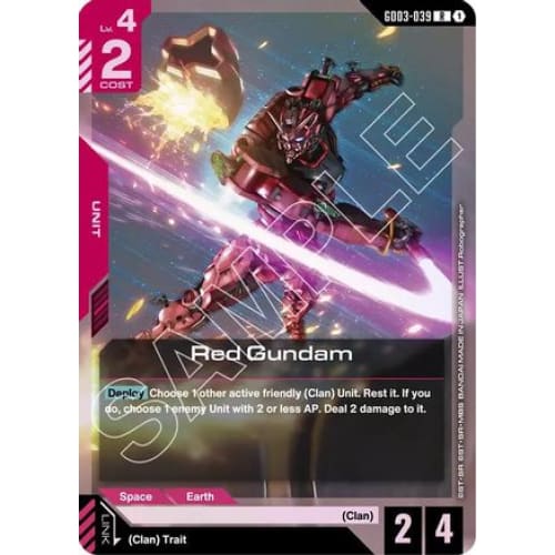 Red Gundam (GD03-039) - Steel Requiem Holofoil - Single