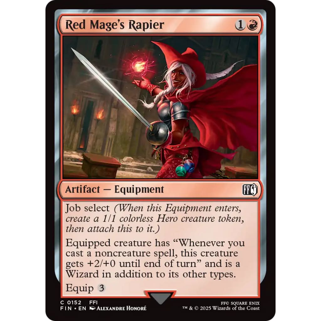 Red Mage’s Rapier (FIN-152) - Single
