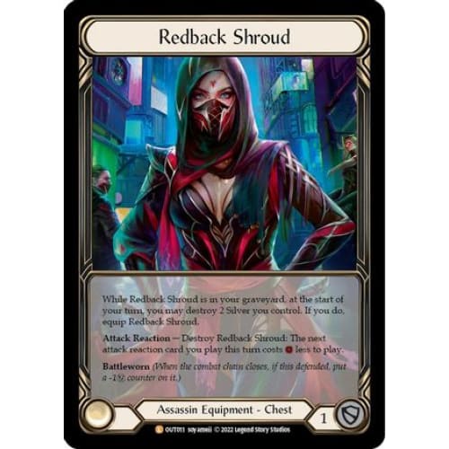 Redback Shroud (Extended Art) (Outsiders) Cold Foil - Single