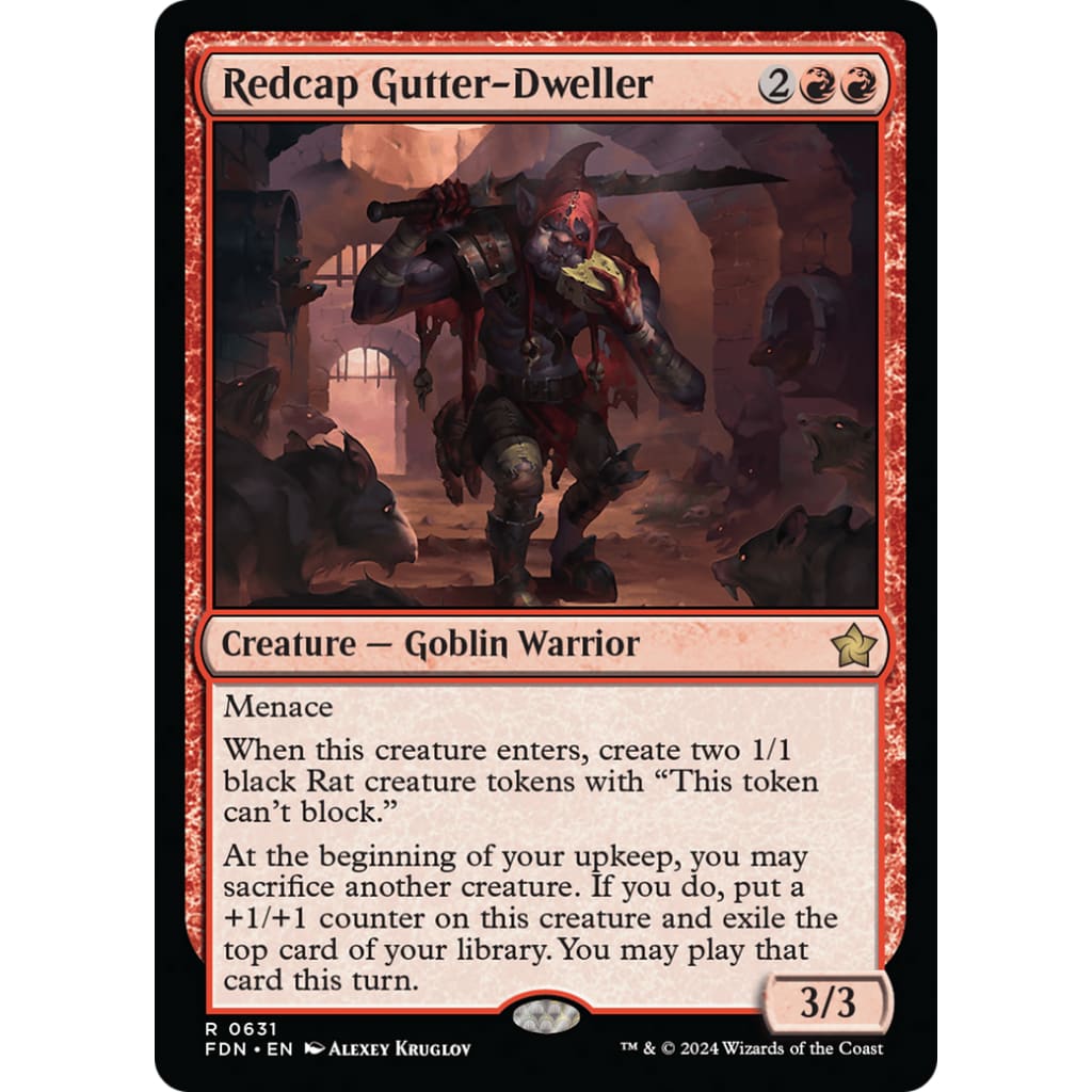 Redcap Gutter-Dweller (FDN-631) - Single