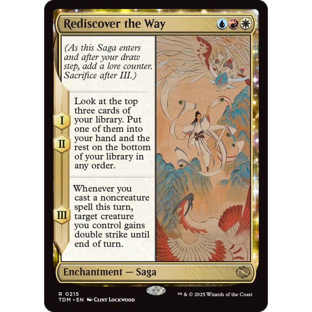 Rediscover the Way (TDM-215): (enchantment) Foil - Single