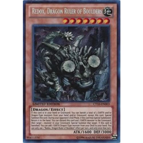 Redox Dragon Ruler of Boulders (CT10-EN003) Secret Rare