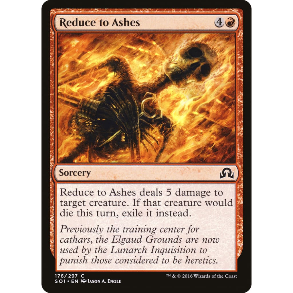 Reduce to Ashes (SOI-176) - Single