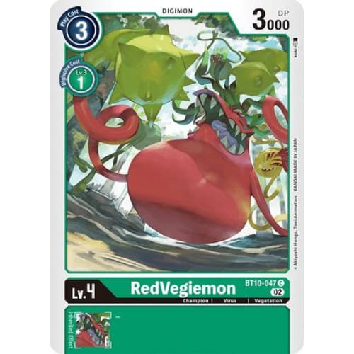 RedVegiemon - BT10-047 - Common - Single