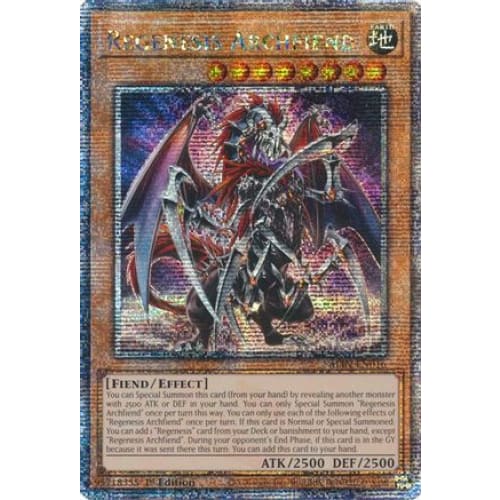 Regenesis Archfiend (Quarter Century Secret Rare)