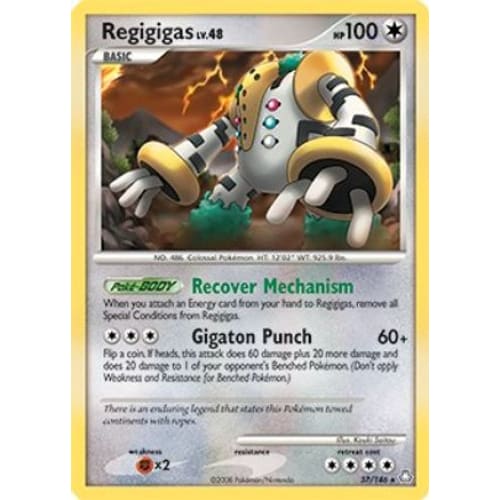 Regigigas - 37/146 (DP Legends Awakened) (37) Holo Rare