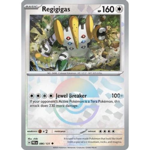 Regigigas (Poke Ball Pattern) (86) Uncommon Holofoil