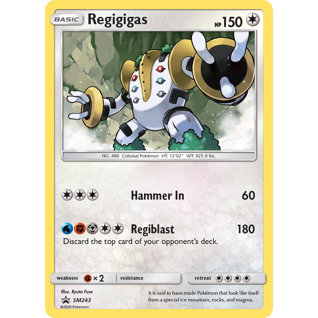 Regigigas - SM243 Promo - Single