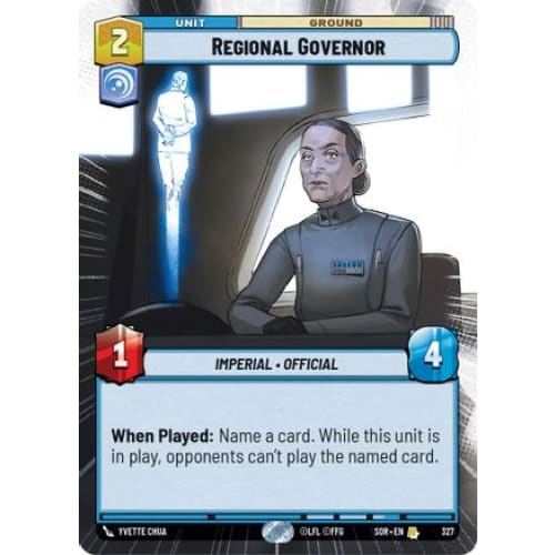 Regional Governor (Hyperspace) (327) - Spark of Rebellion