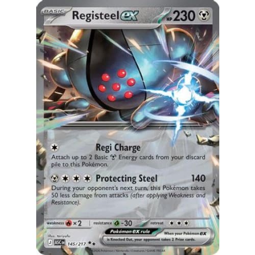 Registeel ex (145) Double Rare Holofoil - Single