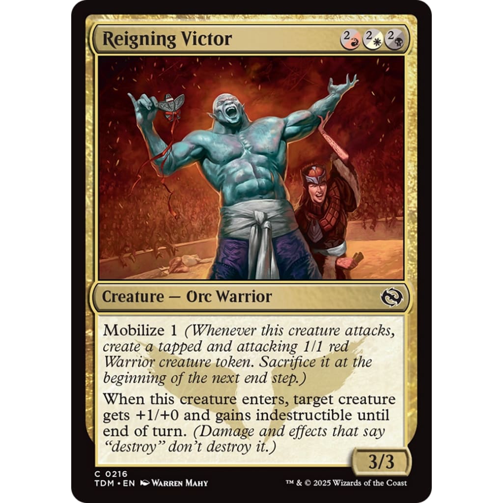 Reigning Victor (TDM-216) Foil - Single