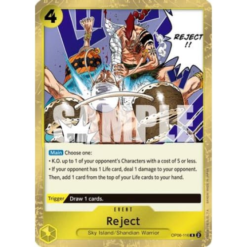 Reject OP06-116 R Wings of the Captain Foil - Single