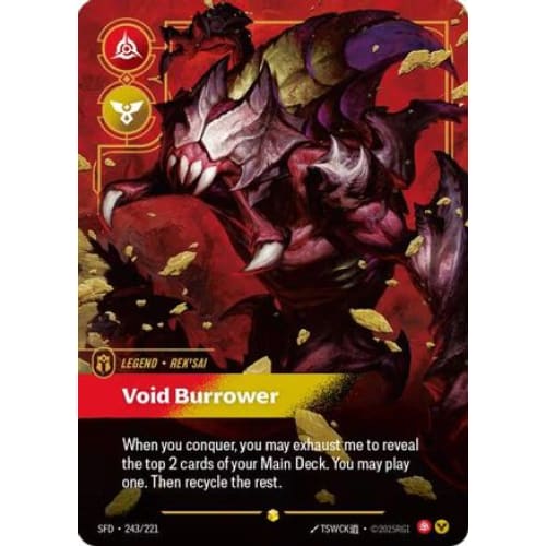 Rek’sai - Void Burrower (Overnumbered) (243/221)