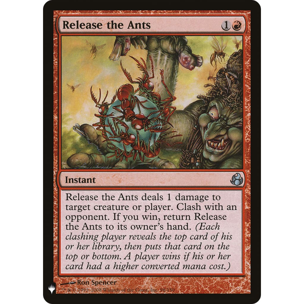 Release the Ants (PLST-MOR-98) - Single