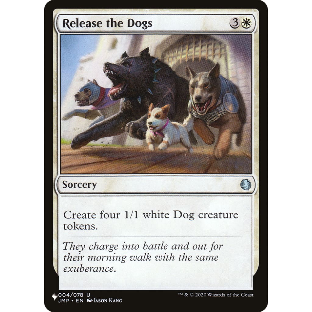 Release the Dogs (PLST-JMP-4) - Single