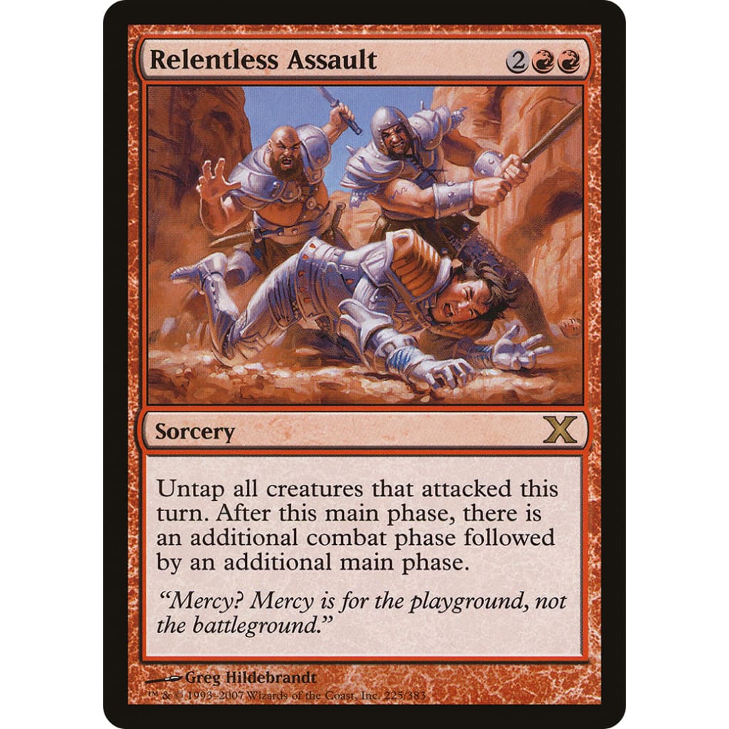 Relentless Assault (10E-225) Foil - Single