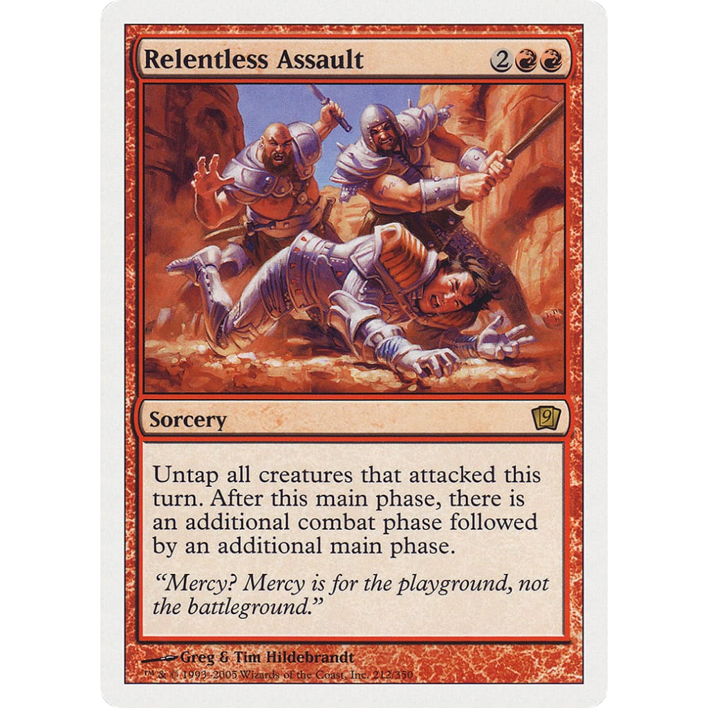 Relentless Assault (9ED-212) Foil - Single