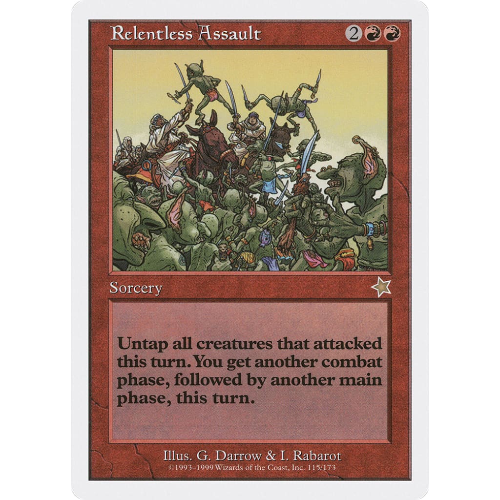 Relentless Assault (S99-115) - Single