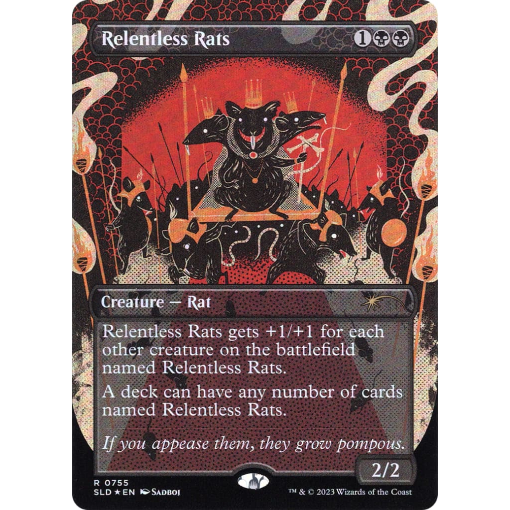 Relentless Rats (SLD-755) (Borderless) Foil - Single