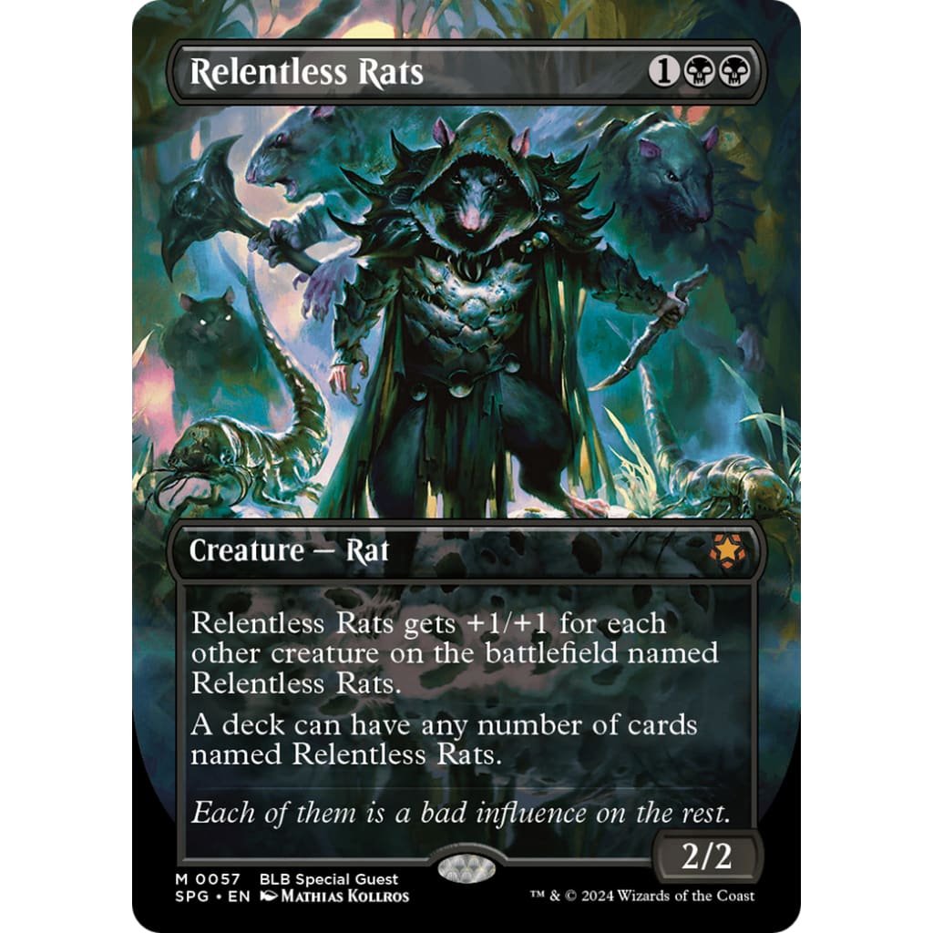 Relentless Rats (SPG-057) (Borderless) Foil - Single