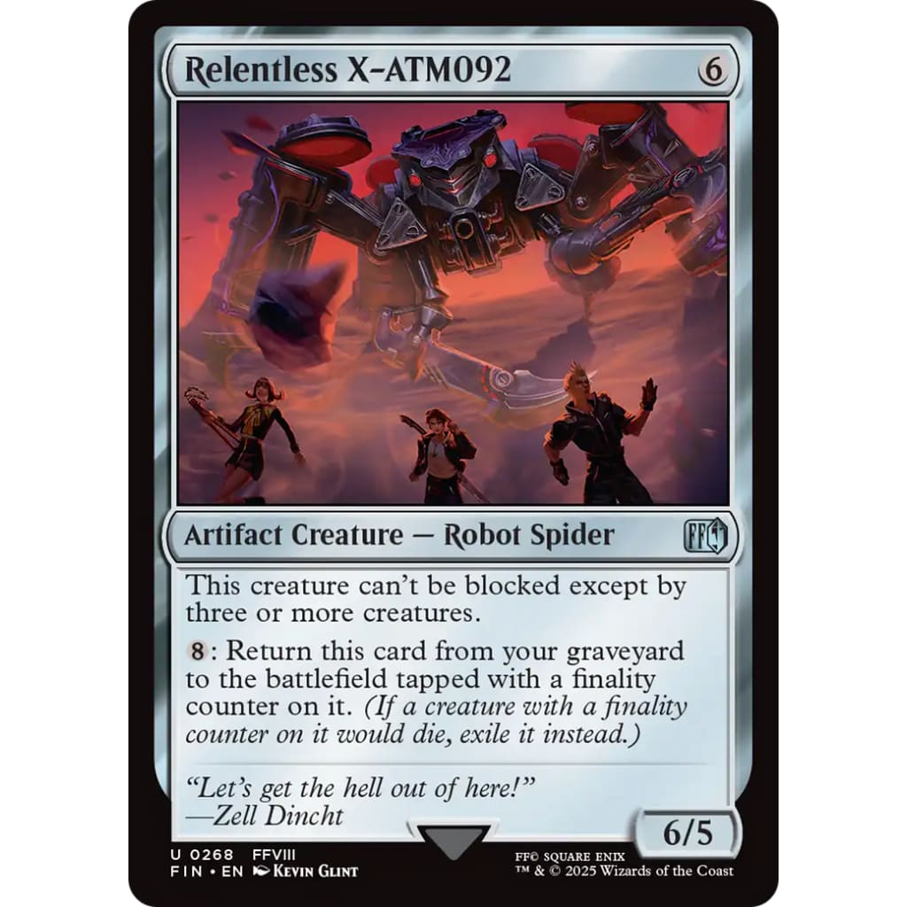 Relentless X-ATM092 (FIN-268) Foil - Single