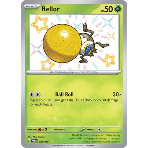 Rellor (108) Shiny Rare Holofoil - Single