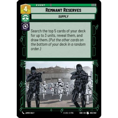 Remnant Reserves (093/262) - Shadows of the Galaxy Foil