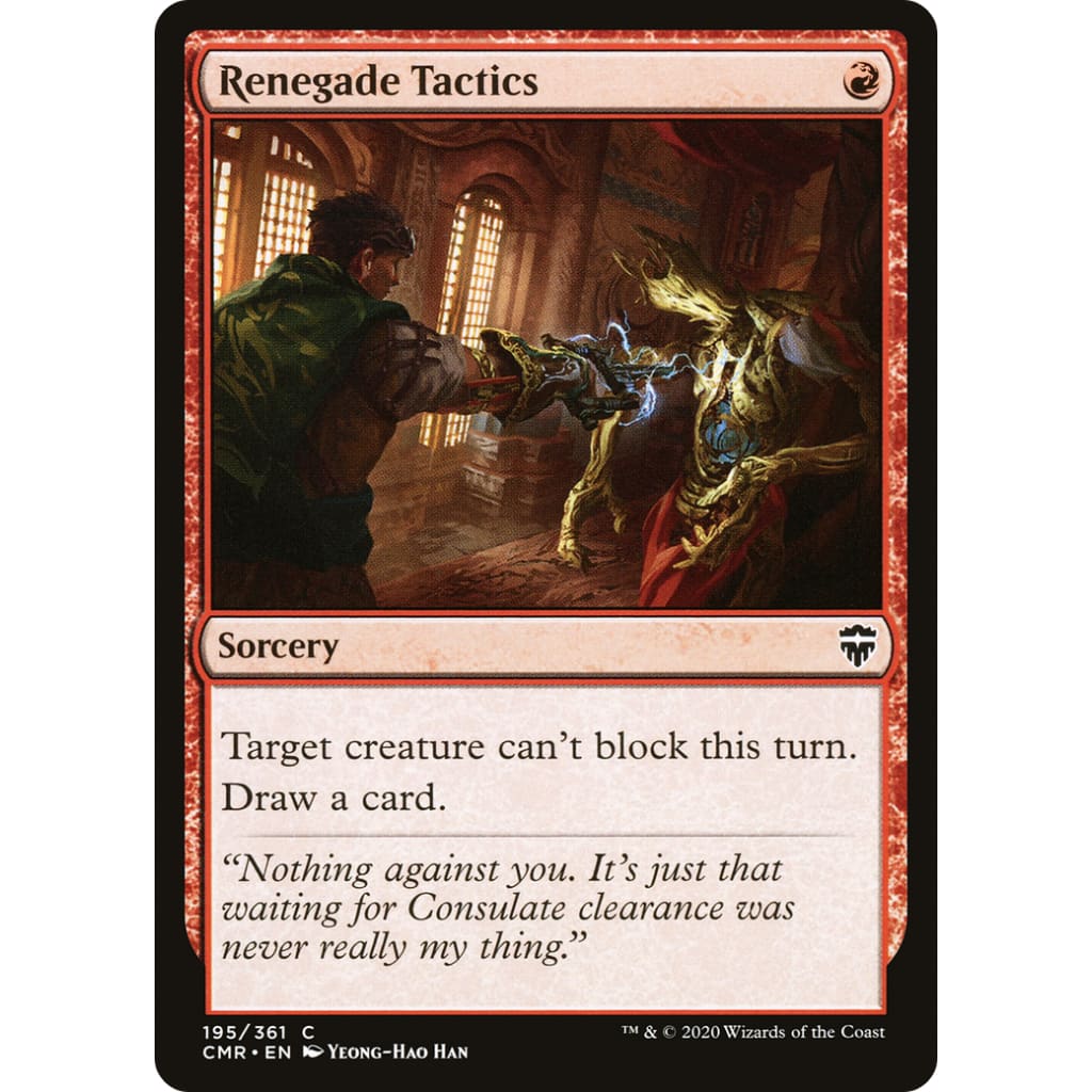 Renegade Tactics (CMR-195) Foil - Single