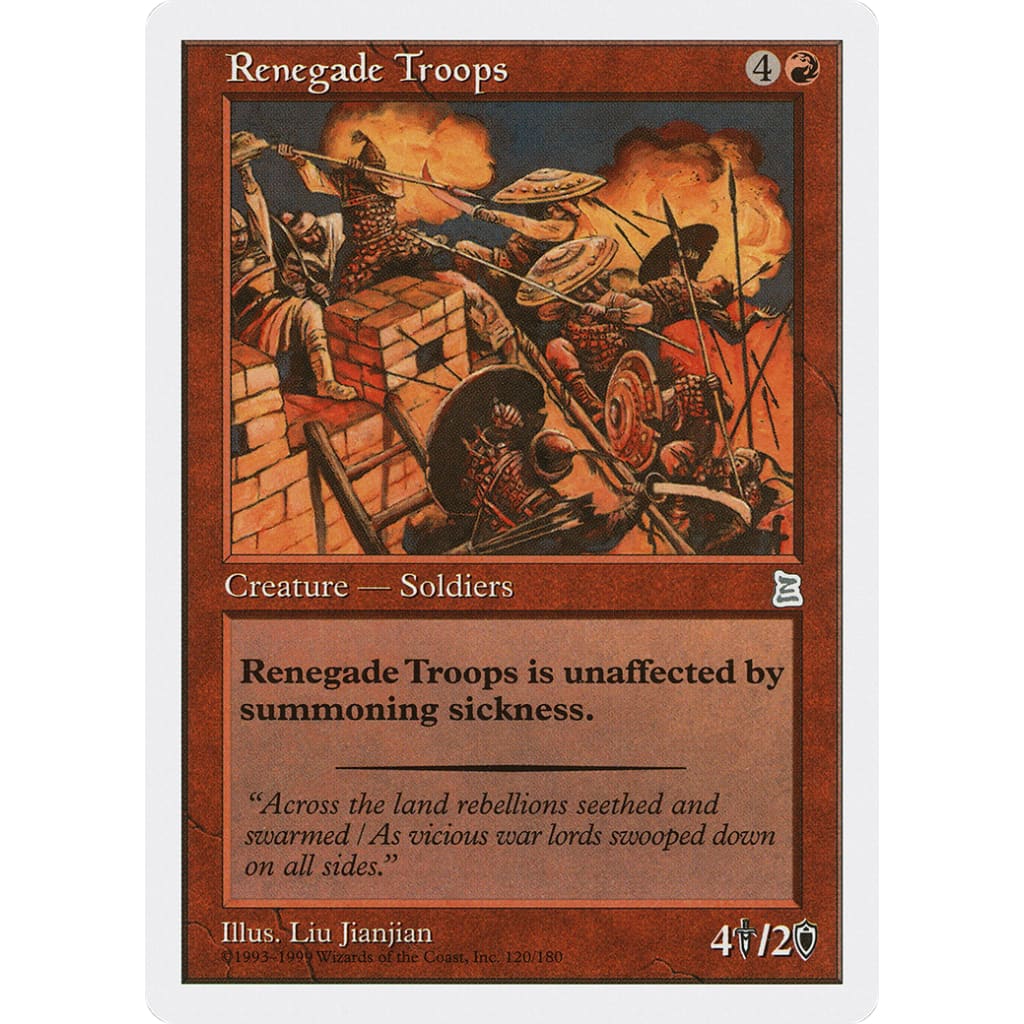 Renegade Troops (PTK-120) - Single