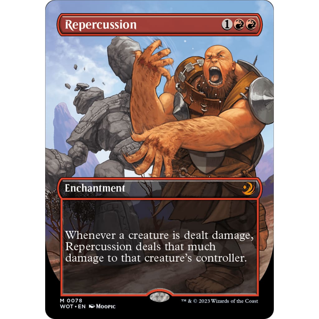 Repercussion (WOT-078) (Borderless) Foil - Single