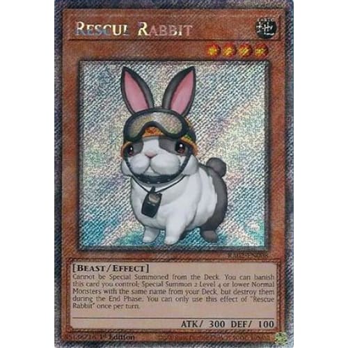 Rescue Rabbit (Platinum Secret Rare) - RA02-EN008 Platinum