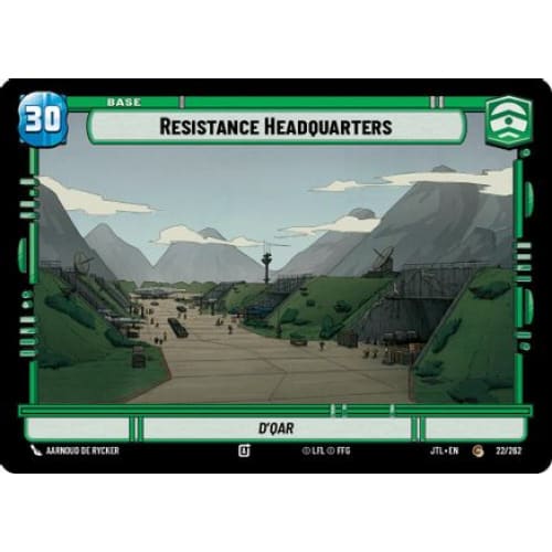 Resistance Headquarters // TIE Fighter (022/262 T01/T04)