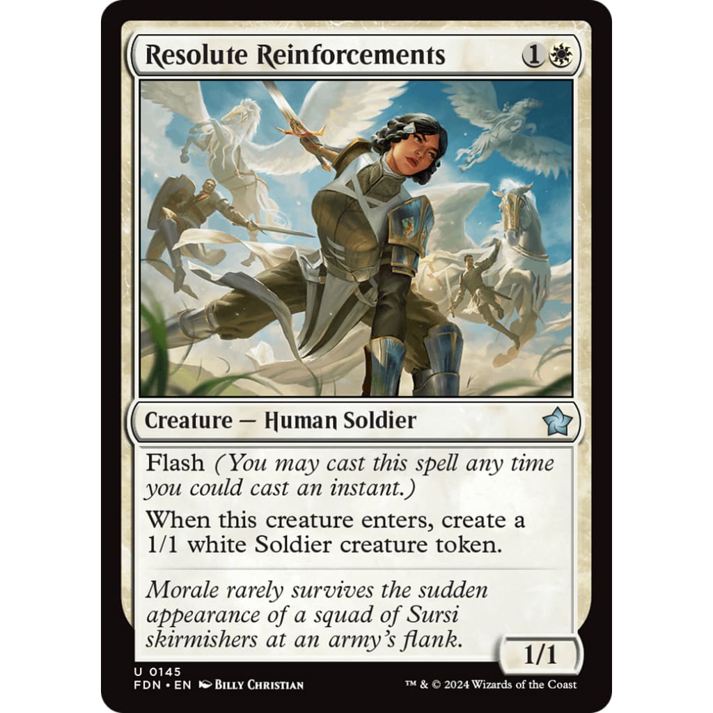 Resolute Reinforcements (FDN-145) Foil - Single